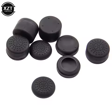 8pcs/Lot Enhanced Silicone Analog Controller Thumb Stick Grip Cap Skin Cover for Sony PlayStation 4 
