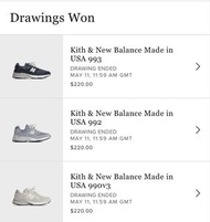 Kith x New Balance USA 993  990v3 992
