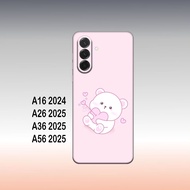 Samsung A16 Softcase A26/ A36/ A56/ A76/ - Flexible Black Silicone Phone Cover Casing