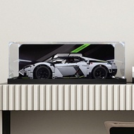 [Transparent Display Box] Acrylic Display Box Suitable for Lego 42214 Lamborghini Revuelto Figure St