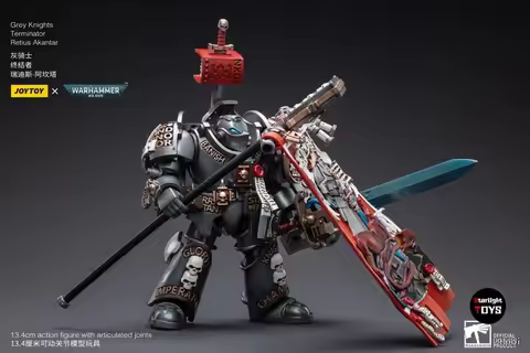 【24 Hours Delivery】JOYTOY Warhammer 40K Grey Knights Terminator Retius Akantar
