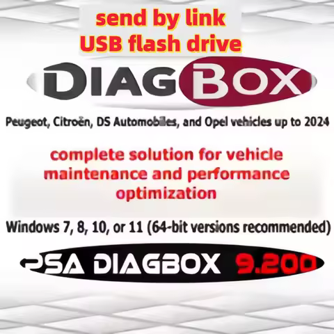 2025 Latest version Diagbox V9.20 V9.150 with crack diagnostic software work with PP2000 programming