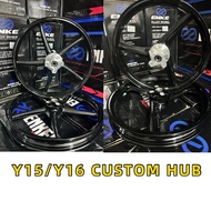 Y15 / Y16 / Y15ZR SPORT RIM Custom hub SP522 3 Batang  522 3 Leg ENKEI 160×160 Sportrim 3 kaki 3batang