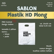 Sablon Plastik HD Plong 25x35 cm
