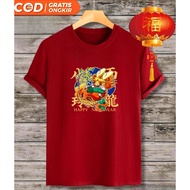 KEMEJA Chinese New Year Clothes Men Fashion Chinese Cheongsam Thsirt Shirt Chinese Male Suit Long Sl