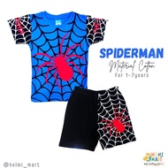 (1Y-8Y) Baju Budak Murah Baju Spiderman Kids Playset Boy Baju Budak Lelaki Perempuan Kain Cotton T-S
