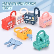 Kids Learning Locks with Keys Educational Preschool Numbers Matching Educational Toys Car Locks Toy 