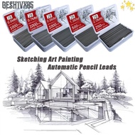 GESH1VX65 250/500/1000PCS Automatic Pencil Refill, 0.5/0.7/0.9/1.3/2.0mm Graphite Mechanical Pencil 