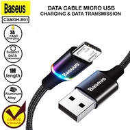Baseus Kabel Data LED Fast Charging USB to Micro USB