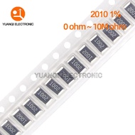 50pcs 2010 1% resistor 0R ~ 10M 3/4W 10 22 33 100 150 220 470 510 ohm 1K 2.2K 10K 100K 220K 1R 10R 1