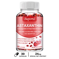 Buporai Astaxanthin Supplement Most Powerful Antioxidant Supports eye health supports joint health s