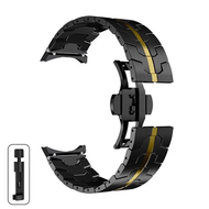 No Gaps Iron Man Stainless Steel Metal Strap For Samsung Galaxy Watch 7 40mm 44mm Watch 6 Classic 43