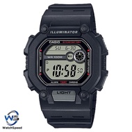 Casio W-737H W-737H-1A W737H-1A Black Resin Digital Sports Men Watch