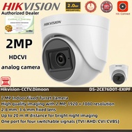 （DOF)Hikvision 2MP HD IR Turret CCTV Camera High quality imaging Indoor Wired  Night Vision Analog Camera