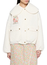 BARBOUR X FARM RIO LOTUS QUILTED JACKET