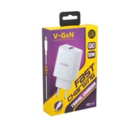 V-GeN VTC1-17 Fast Charging QC 3.0 15W Travel Charger Adapter *