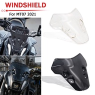 NEW 2 colors Windshield WindScreen Double Bubble Motorcycle Accessories For Yamaha MT07 MT 07 MT-07 