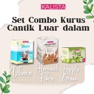 KALISTA ALMOND FIBER MACHIATO/APPLE GREEN/DHARA