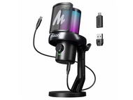 MAONO DM20 DM40 Pro RGB Gaming Usb Microphone With Noise Cancelling with Mic GainRGB LightOne key mu