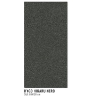 granit lantai/dinding 60x120 hikaru nero kasar/matte/doff by ikad