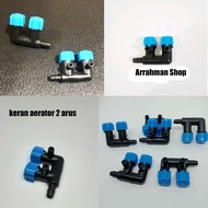2-Way Aerator Faucet Air Divider Aerator Faucet 2-Way Hose Faucet 2-Prong Faucet - 2-Prong Aerator F