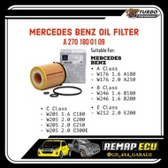 MERCEDES BENZ OIL FILTER (A2701800109) W176 A180 A250 B CLASS W246 B180 B200 W205 C180 C200 C250