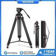NEEWER 74" Professional Tripod with Damping Fluid Head, Max Load: 17.6lb/8kg, TP74
