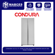 Condura 16.5 Home Ultima No Frost Inverter Side by Side Refrigerator CSS-468i
