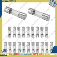 【araw4o9cm】20 x 250 V 2A F2AL Quick F link Glass tube fuse 5 mm x 20 mm