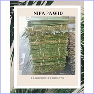 10 PCS Nipa Pawid Roof Hut for Making Bahay Kubo/Gazebo / Pinaor in Pangasinan 2ft. ◙ ◧
