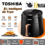 TOSHIBA  8L 1500W Electric Air Fryer Convection Oven Toaster Timer Oil Free Roaster Ketuhar 360°Hot 