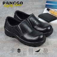 Safety Shoes SLIP ON Men SAFETY Shoes SLIP ON Strapless SAFETY Shoes SEMI BOOTS Men Leather SAFETY Shoelaces Strapless
