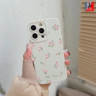 AX19 Softcase Rose Custom Motif LITTLE FLOWER WHITE Case Oppo A3s A1K A5s A7 A12 A15 A15S A16 A17 A1
