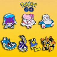 Pokemon Brooch Pikachu Alloy Badge Schoolbag Decorative Pin Zinc Alloy Pokemon Pin