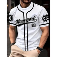 New 3D Digital 23 digital print sporty casual fashionable soft comfortable and lightweight men's T-s