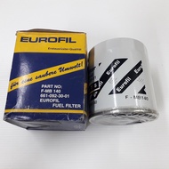 (EUROFIL 661-092-30-01) FUEL FILTER FOR MERCEDES VAN ISTANA MB140 & SSANGYONG REXTON 2.9 & MUSSO 2.9
