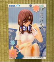 景品《五等分的新娘 電影》中野三玖 5TOUBUN NO HANAYOME CHOKO MIKU GOTOUBUN 五等分の花嫁 Quintessential Quintuplets Nakano M