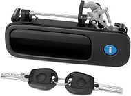 1J6827565B Tailgate Handle with Lock Tailgate Luggage Exterior Door Handle Tailgate Lock Fit for VW 