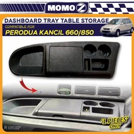 Car Perodua Kancil 660 / 850 Dashboard Tray Table Storage Cup Holder Grey Interior Accessories Dulan