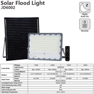 Solar Flood Light Lampu Solar Outdoor IP65 Waterproof Remote Solar LED Light JD6002