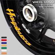 Motorcycle Wheel Sticker Waterproof Reflective Moto Rim Tape Rim Sticker Suitable For SUZUKI HAYABUS