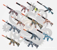 3A6 Gel Blaster Electric High-Speed Continuous Firing Ak47 M4 AR AWM Graffiti Battle Toy Gun