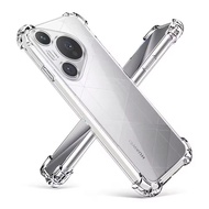 Clear Shockproof Phone Case Cover For Huawei Mate 70 Rs Nova 14 Y60 Y61 Y70 Plus Y72 Y90 Y91 Pura 80