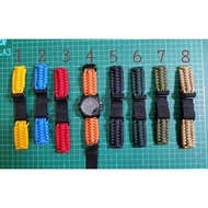 Luminox Victorinox G Shock Casio 21 22 23 24 25mm Paracord Watch Strap