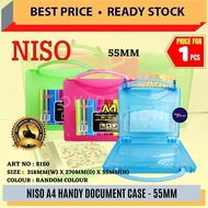 NISO A4 Document Case 55mm / Document Holder / Fail A4 / A4 File / File Folder / Plastik Fail