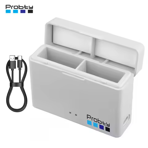 Portable Battery Charger 2 Slots Fast Charging for GoPro Hero 13 Battery GoPro Hero 13 Black Action 