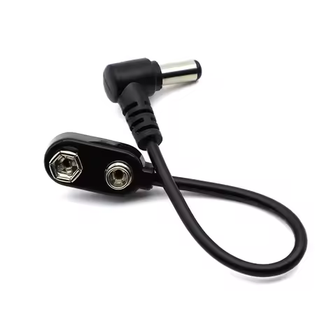 1/2/5pcs Effect Pedal 9V Battery Clip Converter Power Cable Snap Connector for Guitar Effect Pedal B