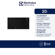 Electrolux Microwave Oven Grill 20L EMG20D22B - Combi Grill Crispy Reheat Digital 10 Program Hitam G