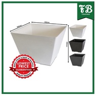 FELTON SQUARE FLOWER POT 2492  PASU BUNGA FELTON 2492 DIAMETER 30cm