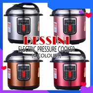 DESSINI PREMIUM 6L ELECTRIC PRESSURE COOKER MULTI COOKER RICE COOKER [Malaysia Plug]
